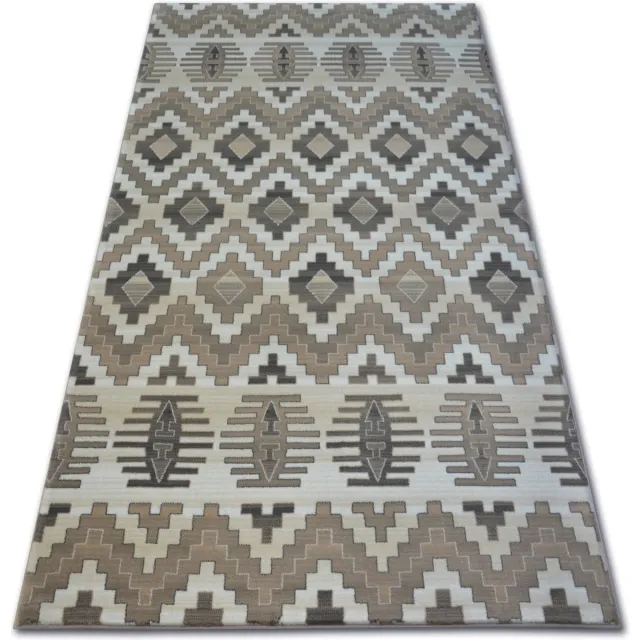 RUGSX Kleden Rugsx Tapijt ARGENT - W4809 Ruit beige 240x330 cm