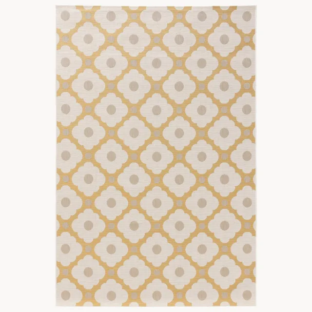 benuta In- & outdoor vloerkleed Vega Beige, Geel
