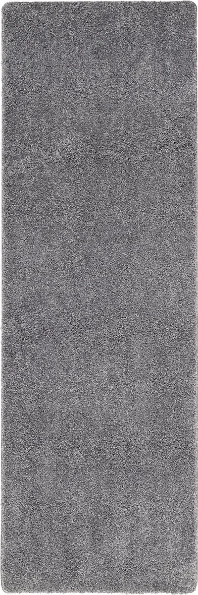 Snapstyle Vloerkleed Milano Luxe Langpolig Loper grijs