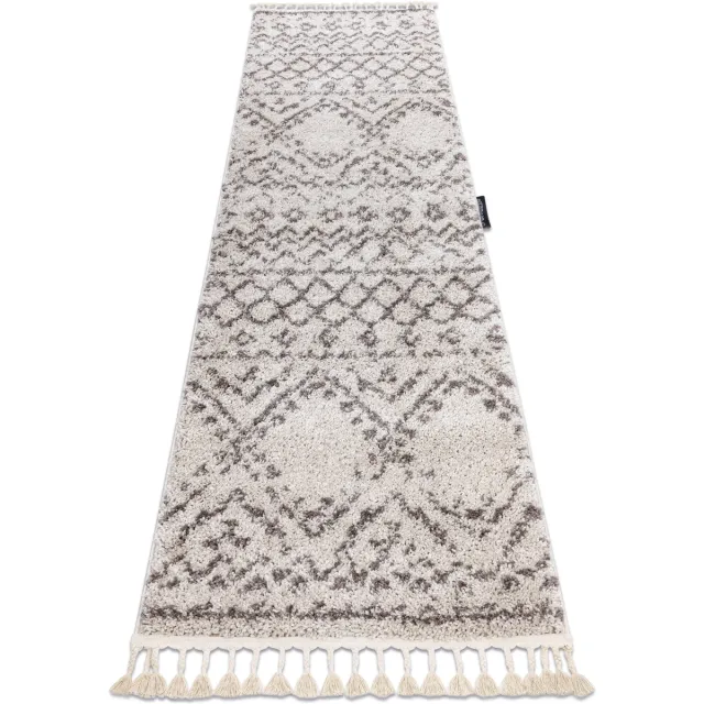 RUGSX Kleden Rugsx Tapijt, Vloerbekleding BERBER RABAT crème - voor 80x200 cm Beige