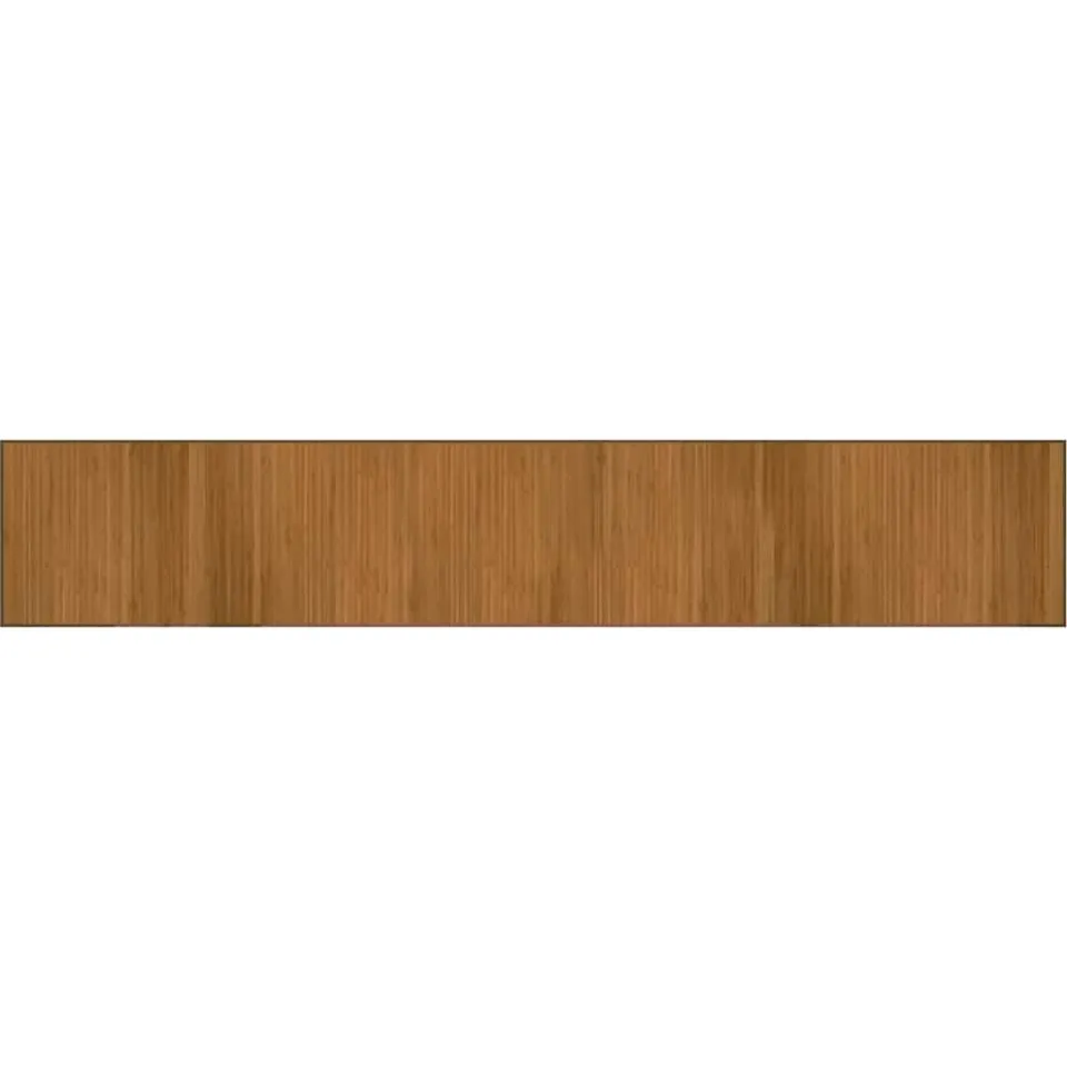 vidaXL Vloerkleed rechthoekig 70x400 cm bamboe bruin