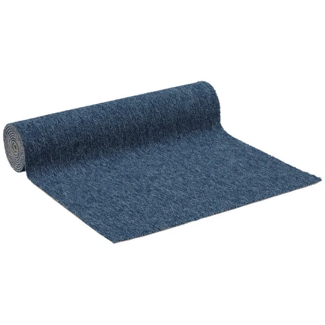 Kwantum Oxford tapijt blauw