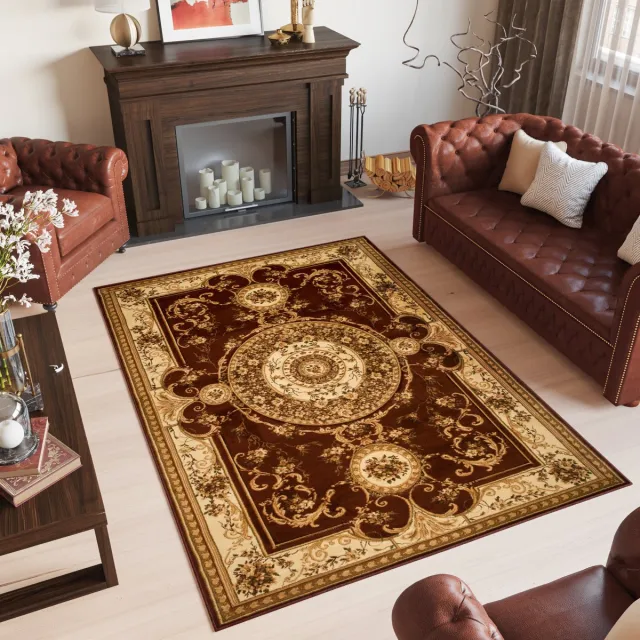 Tapiso Yesemek Vloerkleed Perzisch Oriental Bruin Tapijt, foto 7