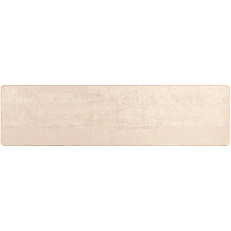 vidaXL Vloerkleedloper MARSA Crèmekleurig 80 x 350 cm Polyester en PVC