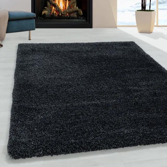 Muratap Pearl Soft Hoogpolig Vloerkleed Antraciet, foto 2