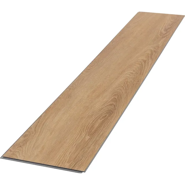 ml-design Deluxe PVC-vloer click vinyl planken 122x18 cm zandbank eiken eiken bruin houtlook 4,2 mm dikte 1,54 m²/7 planken slipbestendig waterbestendig eenvoudige installatie laminaat planken natuurlijk houteffect belastingsklasse 34