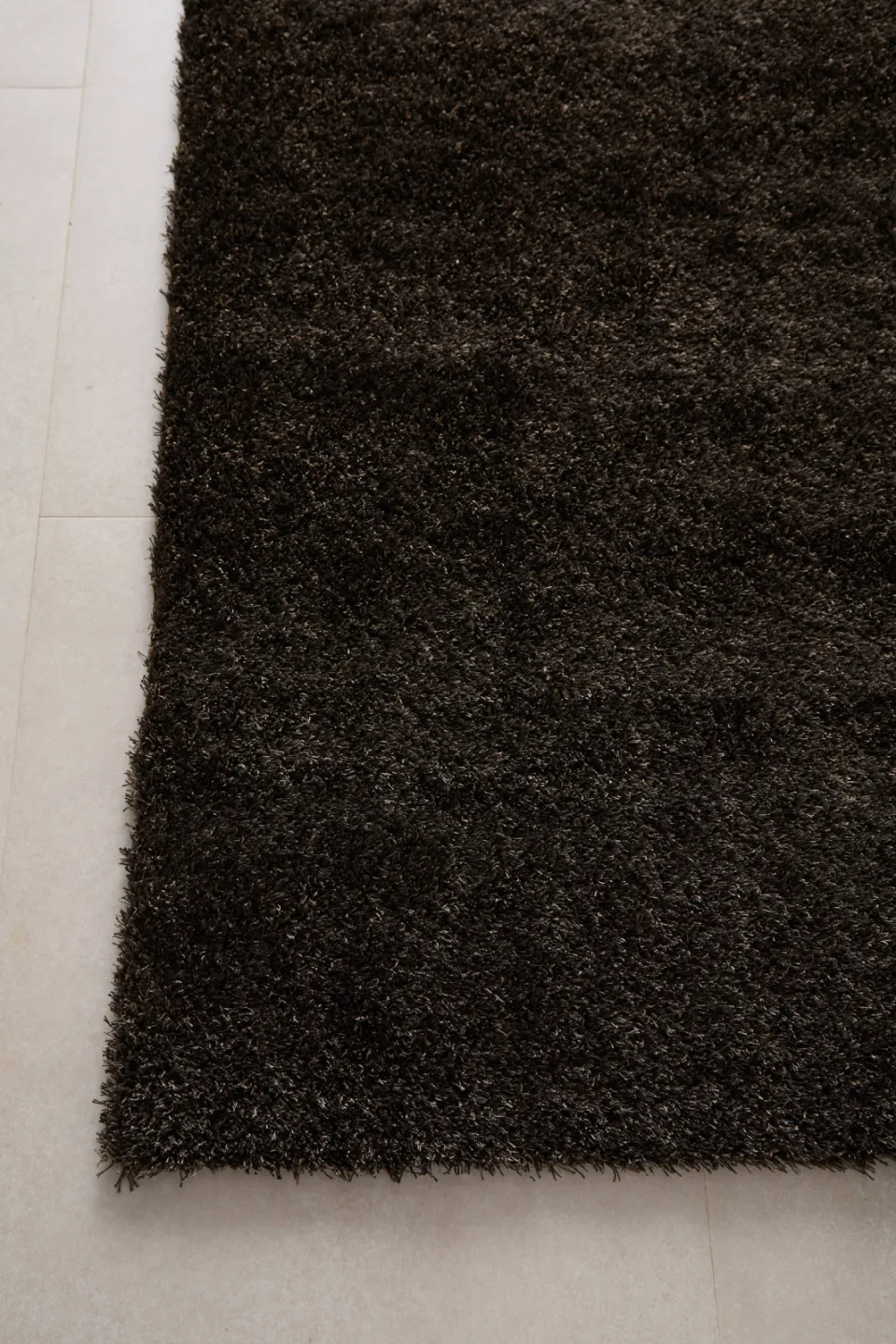 NOUS Living Tiemen vloerkleed donkerbruin, foto 4