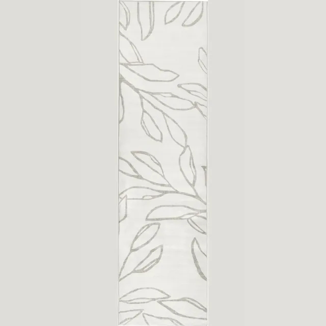 Beliani BISMIL- Vloerkleed - Lichtbeige - 80 x 300 cm - Polyester