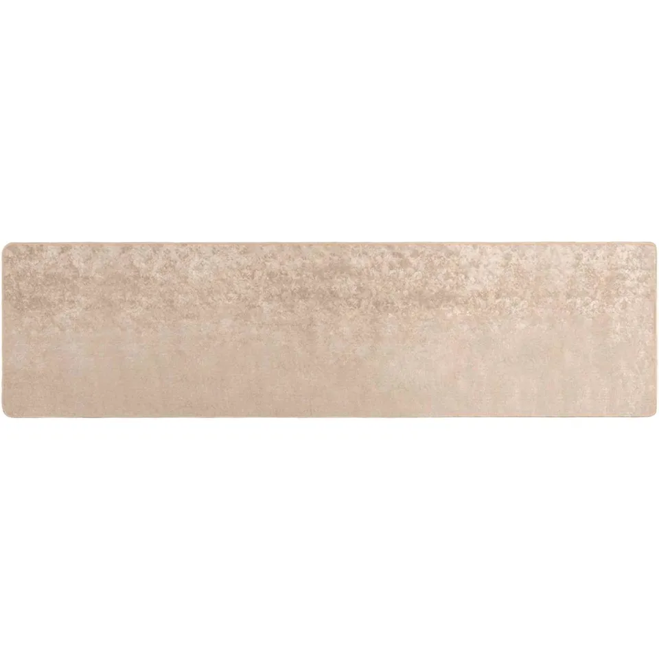 vidaXL Vloerkleedloper MARSA Beige 80 x 300 cm Polyester en PVC