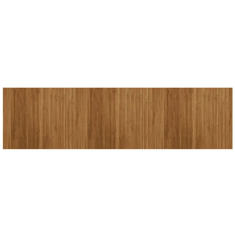 vidaXL Vloerkleed rechthoekig 80x300 cm bamboe bruin, foto 3