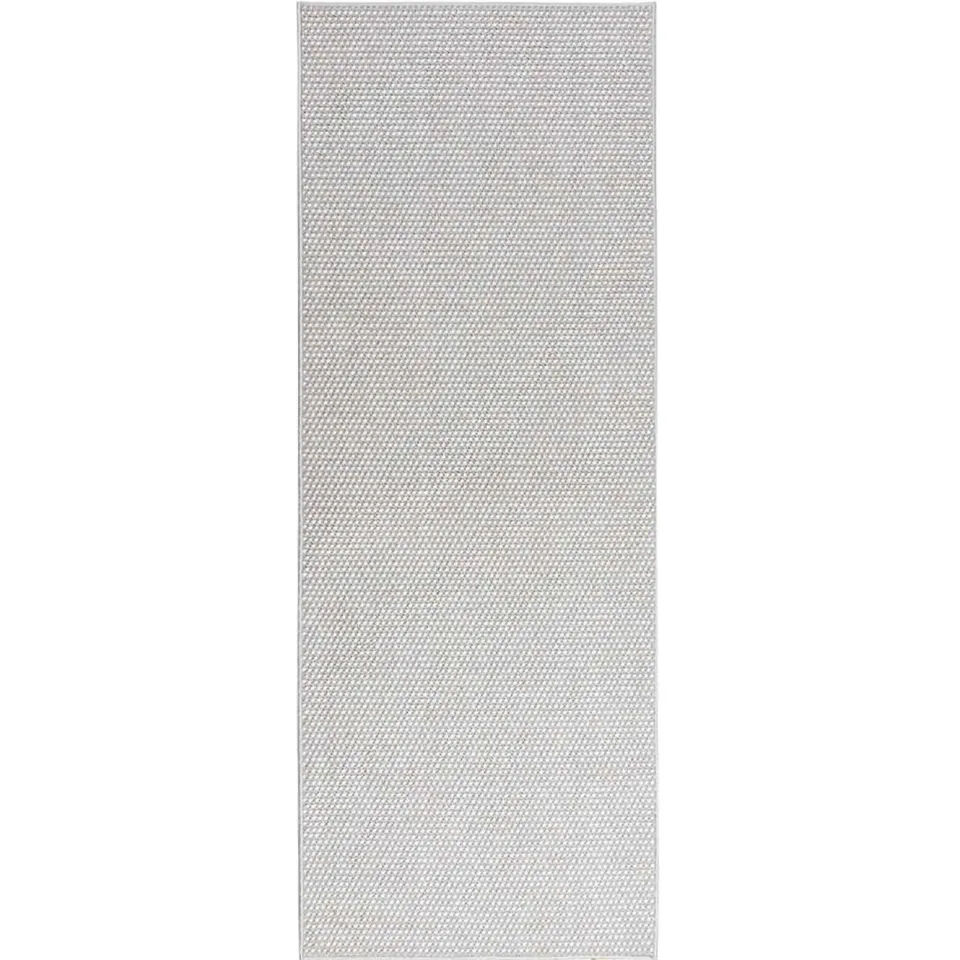 vidaXL Binnen kleed LUGO Crème en Grijs 80 x 150 cm Polyester