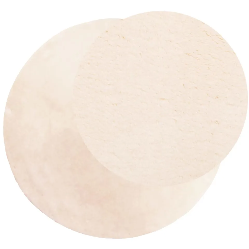 vidaXL Vloerkleed HUARTE laagpolig zacht wasbaar Ø 100 cm beige