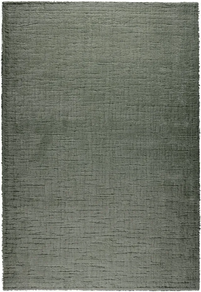 Tapis Home Tapison Home Kyoto 014.0500.4343 Vloerkleed - 160 x 230 cm - Groen - Rechthoekig - Polyester - Eetkamer, Woonkamer, Slaapkamer - Effen - Modern