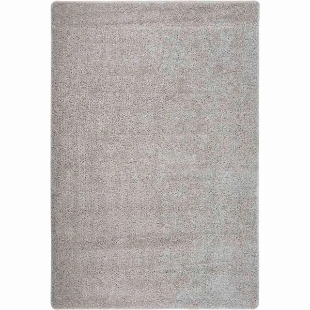vidaXL Vloerkleed shaggy anti-slip 140x200 cm lichtgrijs