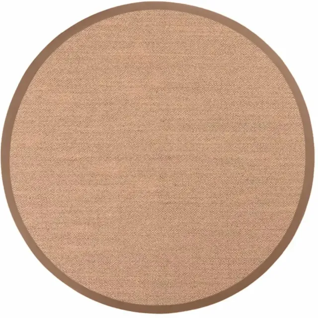 DÉJA Living Vloerkleed Rond Ø200cm - Laagpolig Grijs Sisal - Honfleur