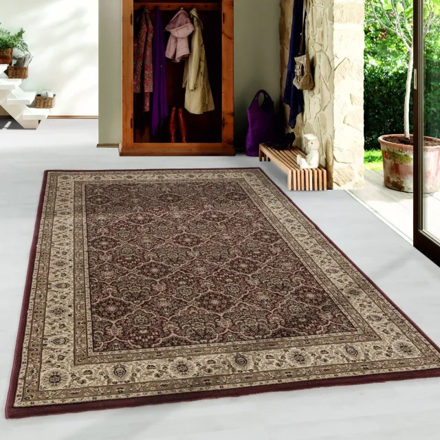 Muratap Tabriz Oosters Klassiek Laagpolig Vloerkleed Rood, foto 2