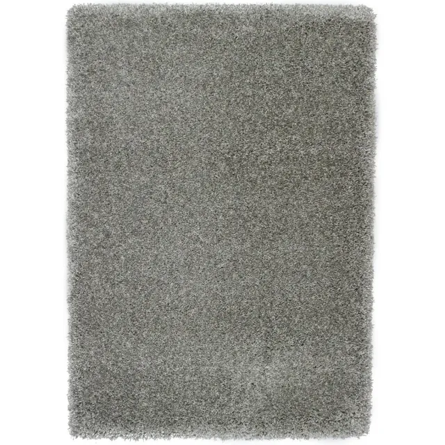 Merinos/Karpet24 Hoogpolig Vloerkleed Shaggy Deluxe - Zilver - 120 x 170 cm grijs