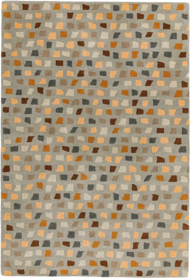 Eazy Living Easy Living - Reef-Pixel-Grey-multi Vloerkleed - 160x230 - Rechthoek - Laagpolig Tapijt - Modern - Meerkleurig