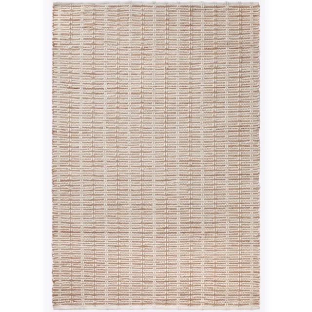 Jute vloerkleed naturel ecru naturel/ecru