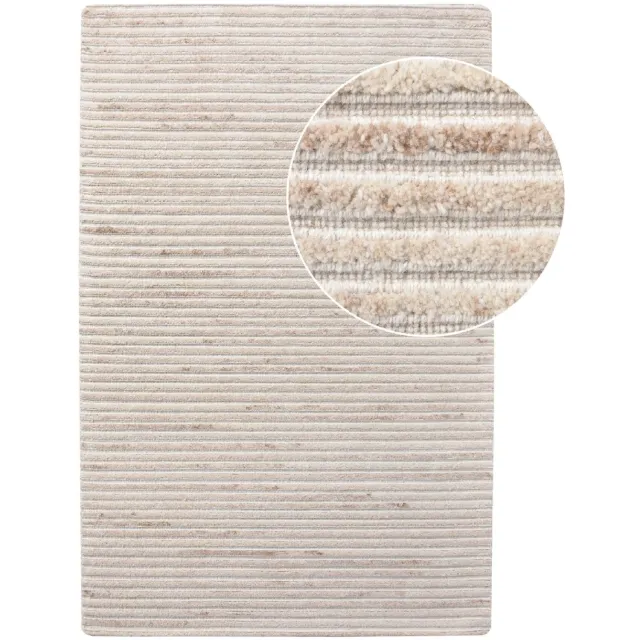 Nest of Nora Vloerkleed 200x300 - Handgetuft tapijt - Ivory Gebroken wit