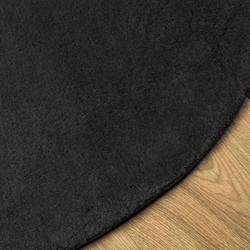 vidaXL Tapijt HUARTE Zwart 120 x 170 cm Polyester, foto 4