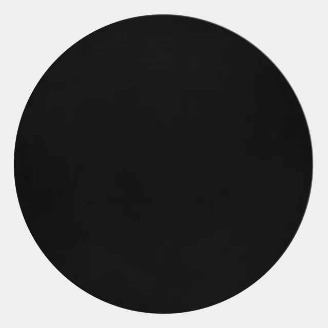 Moonay POUFFY Fluffy Vloerkleed Rond Zwart Ø 160 cm - Hoogpolig 30 mm Shaggy Tapijt - Zacht Polyester