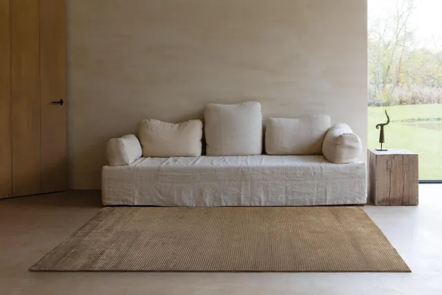 Ligne Pure Fold Vloerkleed/tapijt - Lichtbruin - 60x120