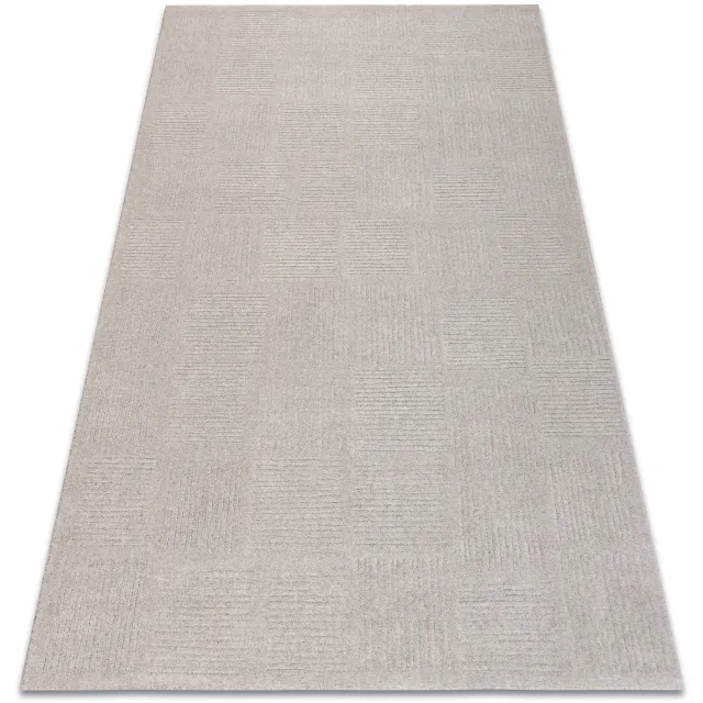 RUGSX Kleden Rugsx Wollen tapijt TEXTURA 488.20.LA110 OSTA - Lijnen Grijs