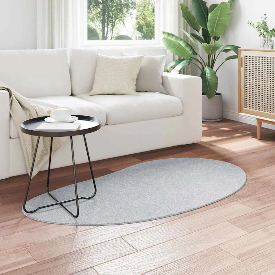 vidaXL Tapijt HUARTE Grijs 80 x 150 cm Polyester, foto 3