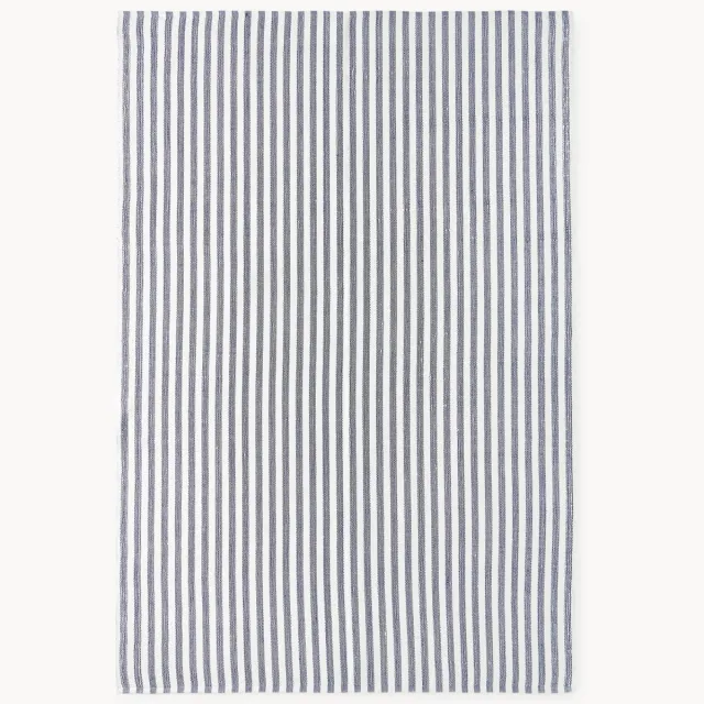 Westwing Collection Handgeweven in- & outdoor vloerkleed Lyla Blauw