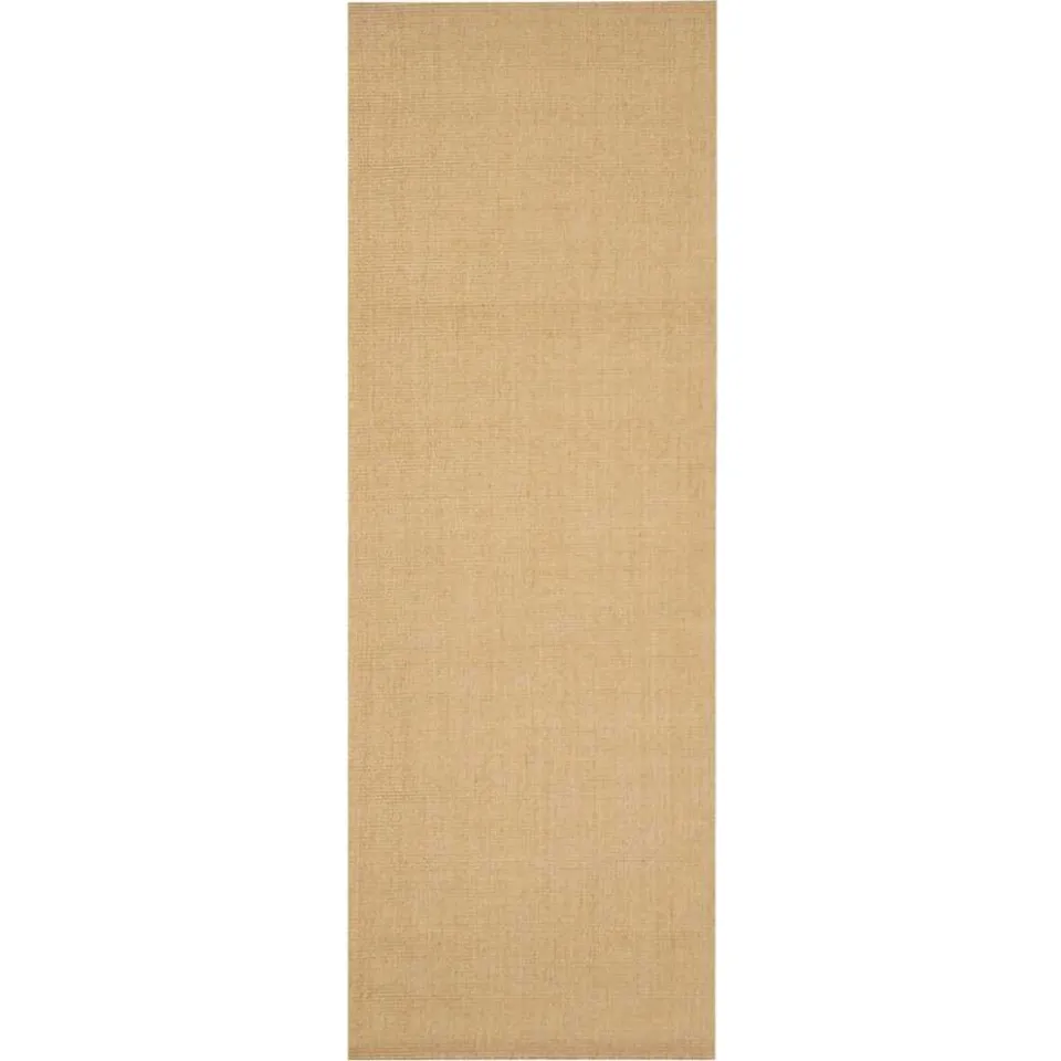 vidaXL Vloerkleed 100x300 cm natuurlijk sisal Bruin
