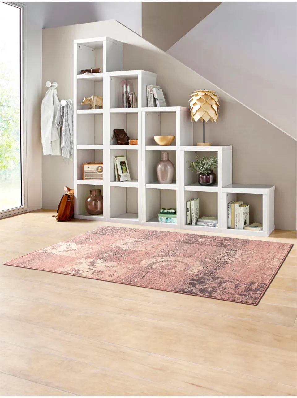 vloerkleed roze patchwork, foto 3