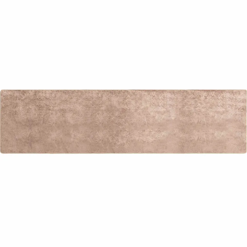 vidaXL Vloerkleedloper MARSA Zand 50 x 450 cm Polyester en PVC Geel