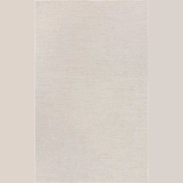 TESSO LIVING Vloerkleed voor binnen en buiten, Antislip - Uni Crème - 160cm x 220cm - Balkon Terras Keuken, UV- en Weersbestendig, Modern Tuintapijt