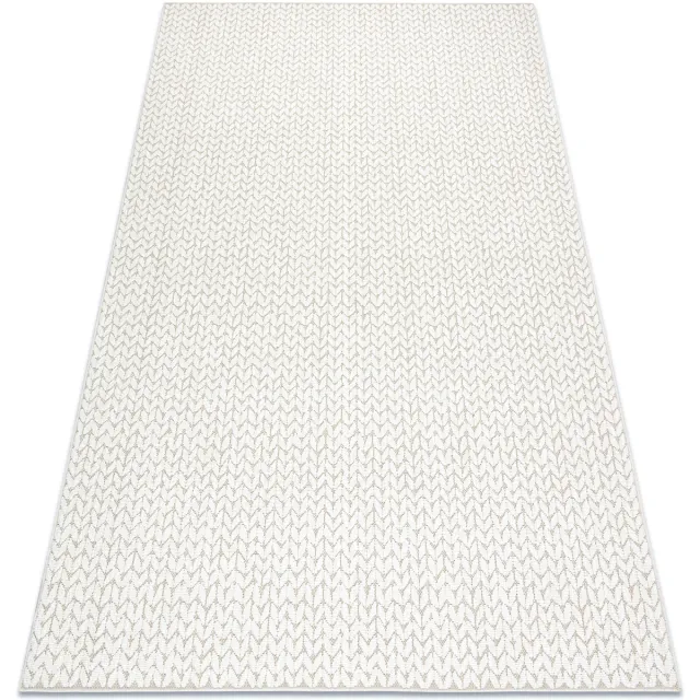RUGSX Kleden Rugsx Tapijt SPRING 20467558 Zilverspar chevron Sisal Beige