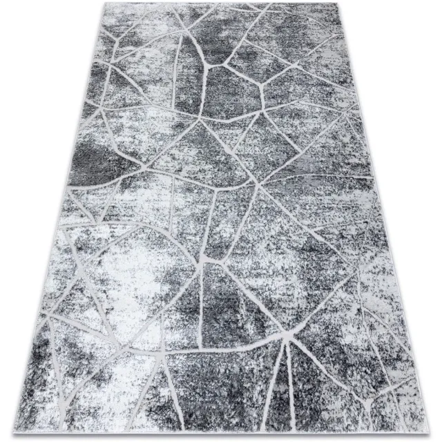 RUGSX Kleden Rugsx Tapijt MEFE modern 2783 marmeren, structureel, tw 120x170 cm Grijs