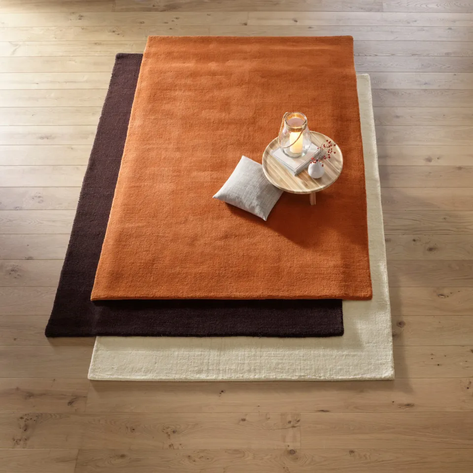 hoogpolig vloerkleed mocca, foto 3