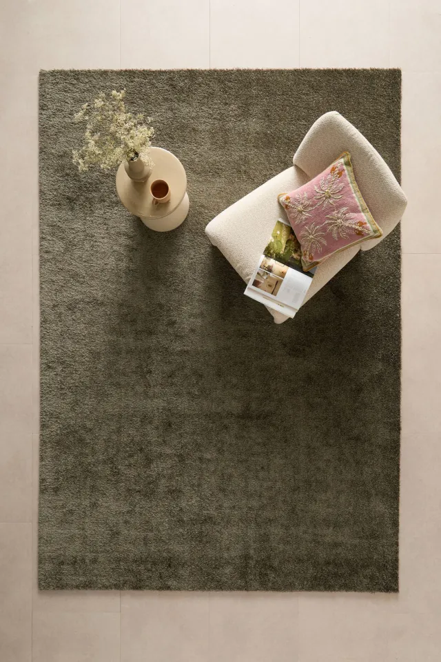 NOUS Living Tiemen vloerkleed groen, foto 2