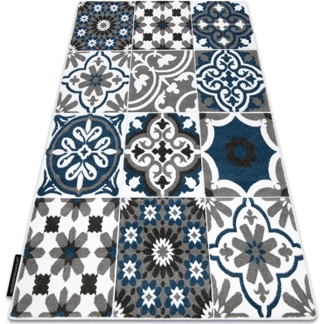 RUGSX Kleden Rugsx Tapijt ALTER Porto Bloemen , blauw