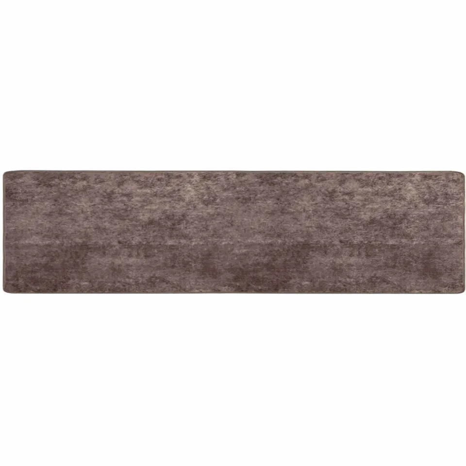 vidaXL Vloerkleedloper MARSA Grijs 80 x 400 cm Polyester en PVC