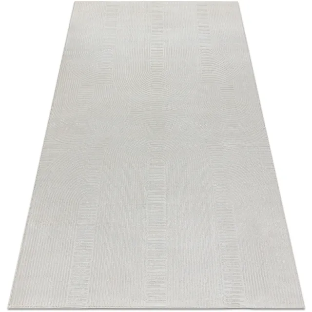 RUGSX Kleden Rugsx Tapijt BALANCE 9086 room - Geometrisch, structuree 80x150 cm Beige