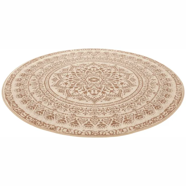 Songmics Antislip vloerkleed – decoratief vloerkleed voor de woonkamer – machinewasbaar – Beige