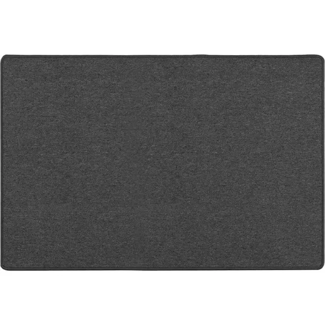 vidaXL Tapijt - Loper - Donkergrijs - 100 - x - 150 - cm - 100% - Polypropyleen