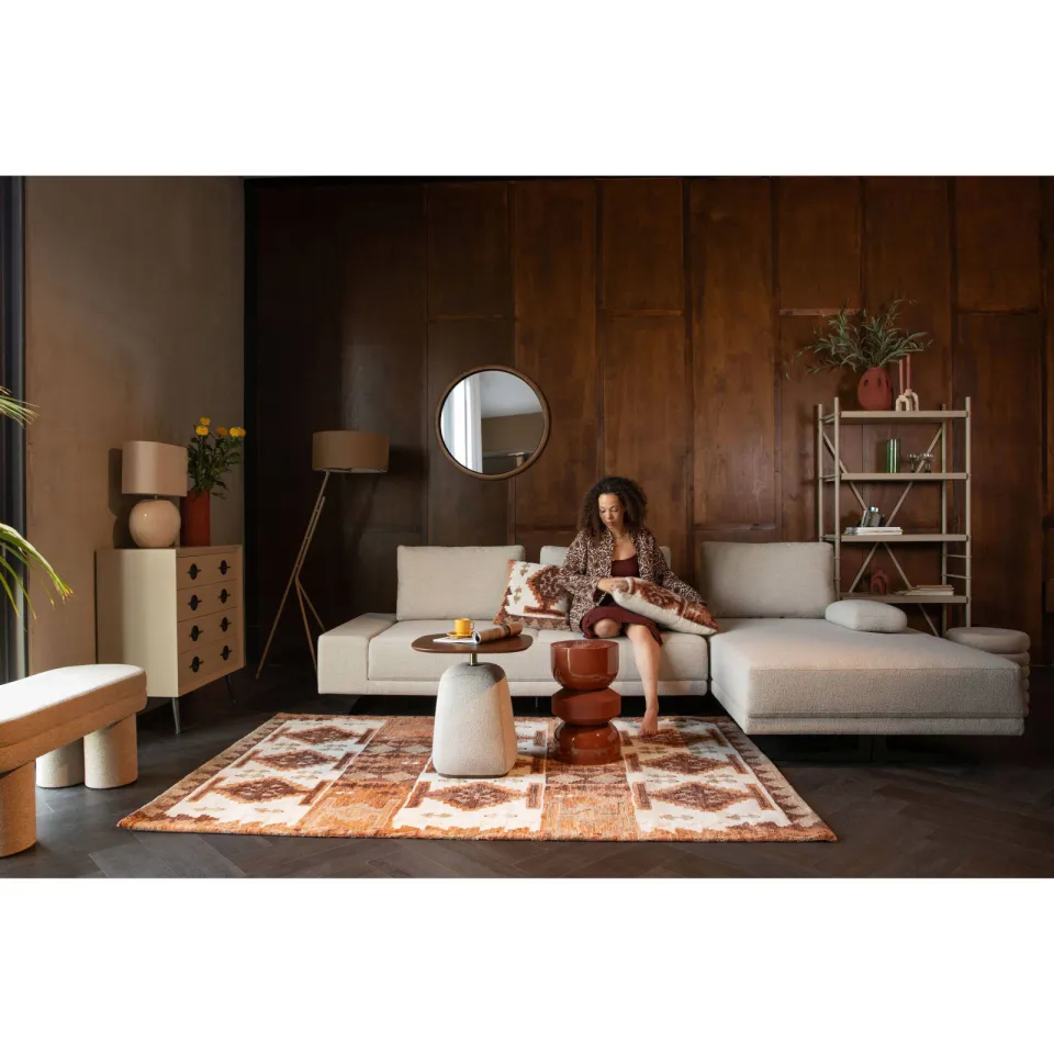 Dutchbone Maron vloerkleed bruin, foto 2