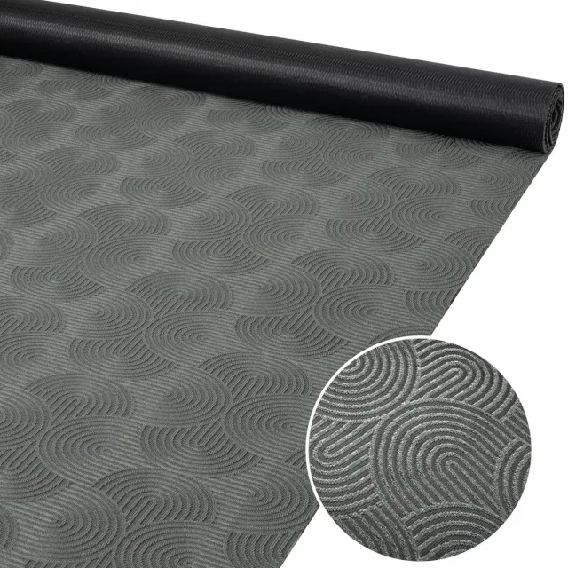 ANRO Tapijtloper Velora Antraciet 120x100cm – Velours Gangloper Antislip Keukenloper Hal Op Maat