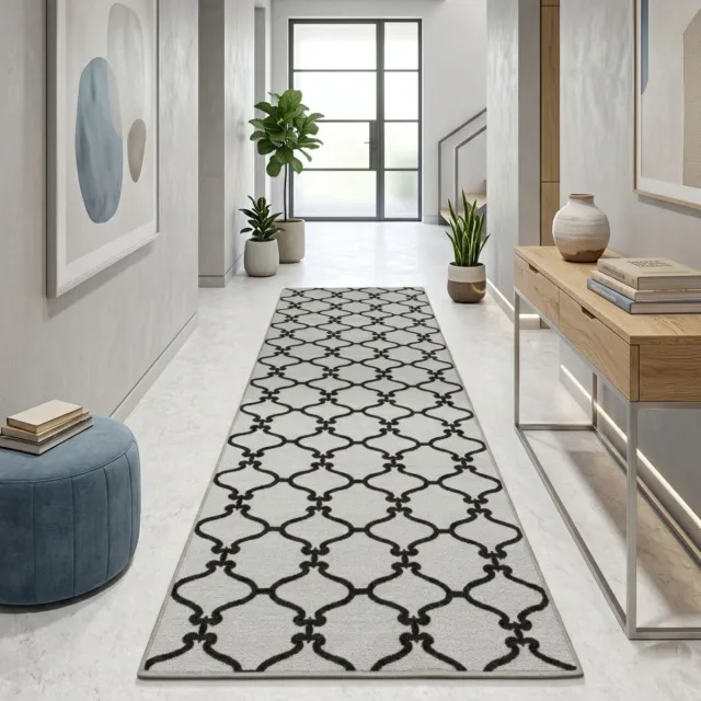 Floordirekt Tapijtloper - Vloerkleed - Drogheda - Keukenloper - 80 x 450 cm Grijs