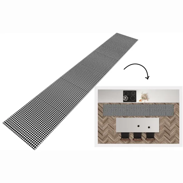 KitchenYeah Keukenloper - Loper keuken - Design - Geometrie - Patroon - Keukenloper vinyl multicolor, foto 2