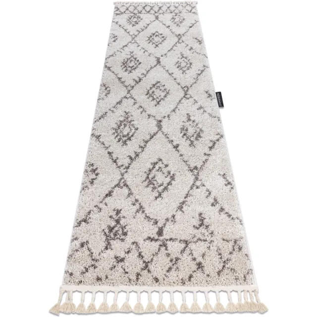 RUGSX Kleden Rugsx Tapijt, Vloerbekleding BERBER FEZ crème - voor 70x250 cm Beige