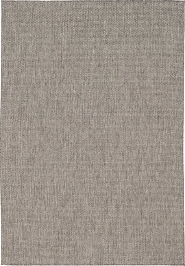 Pergamon Vloerkleed voor binnen en buiten Platweave Valencia Mix grijs beige