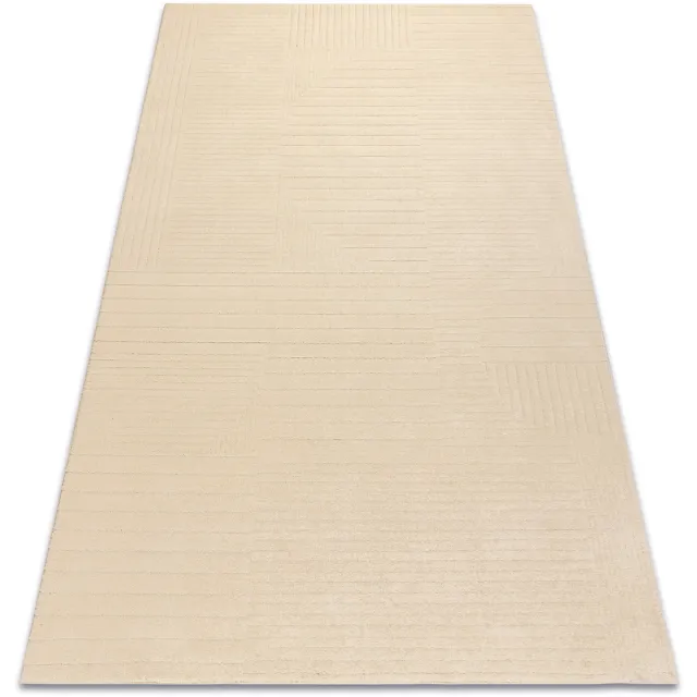 RUGSX Kleden Rugsx Wollen tapijt TEXTURA 488.16.LA100 OSTA - Lijnen Beige